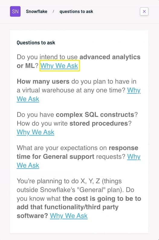 Sales battlecards examples
