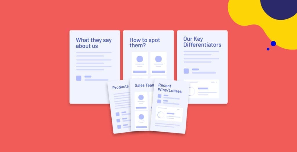 sales battlecard preemptive advantage