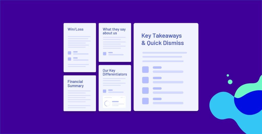 sales battlecard quick dismiss