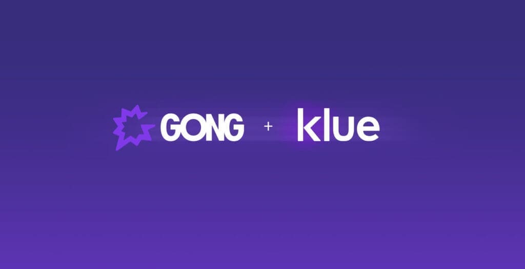 gong integration klue