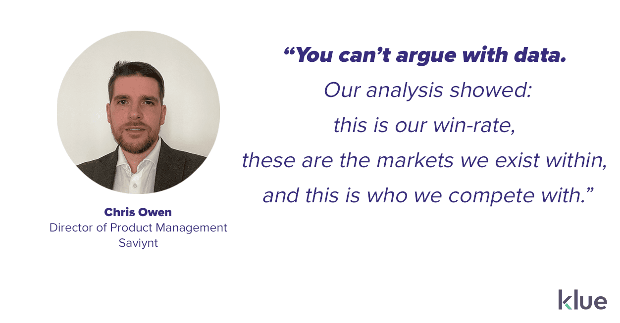 Use data to understand your competitive landscape - Chris Owen, Saviynt