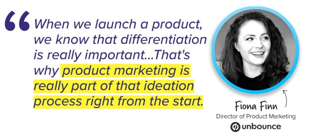 Enabling product with competitive intelligence Fiona Unbounce