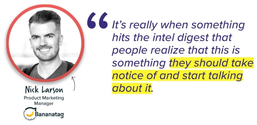 Nick larson explain how to build the best competitive intelligence newsletter