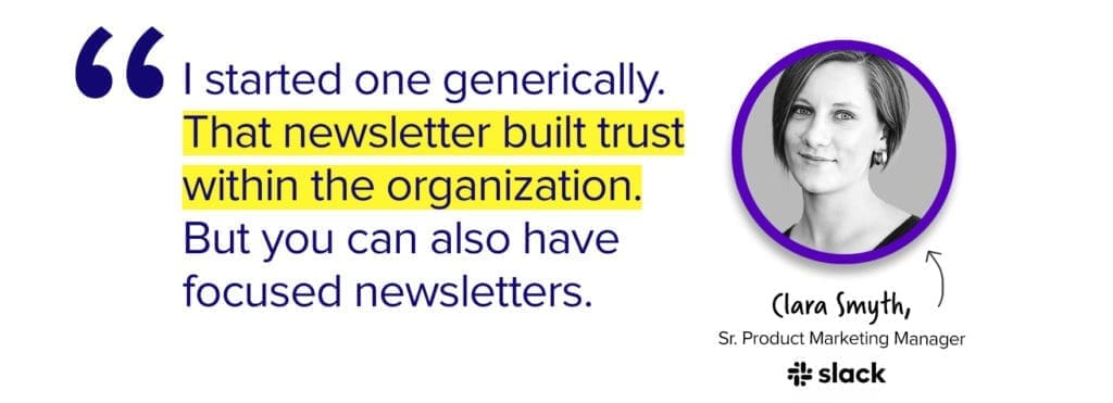 Building competitive intelligence newsletters