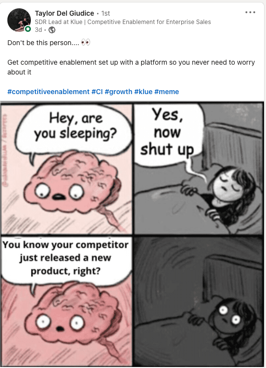 Competitive Enablement Meme