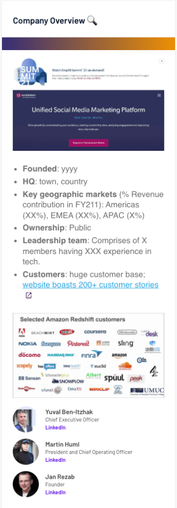 sales battlecard examples