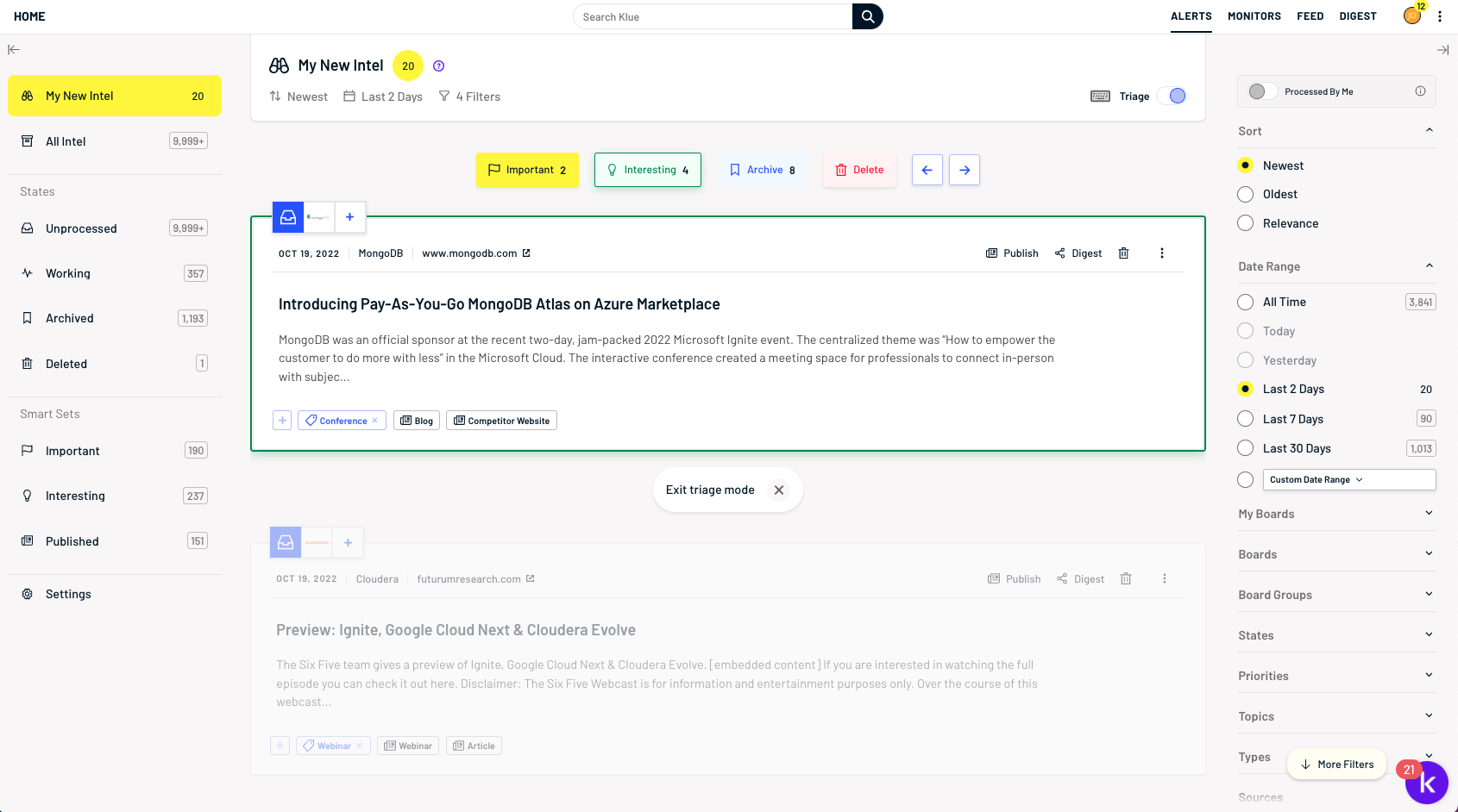 See how Klue helps you generate insights faster