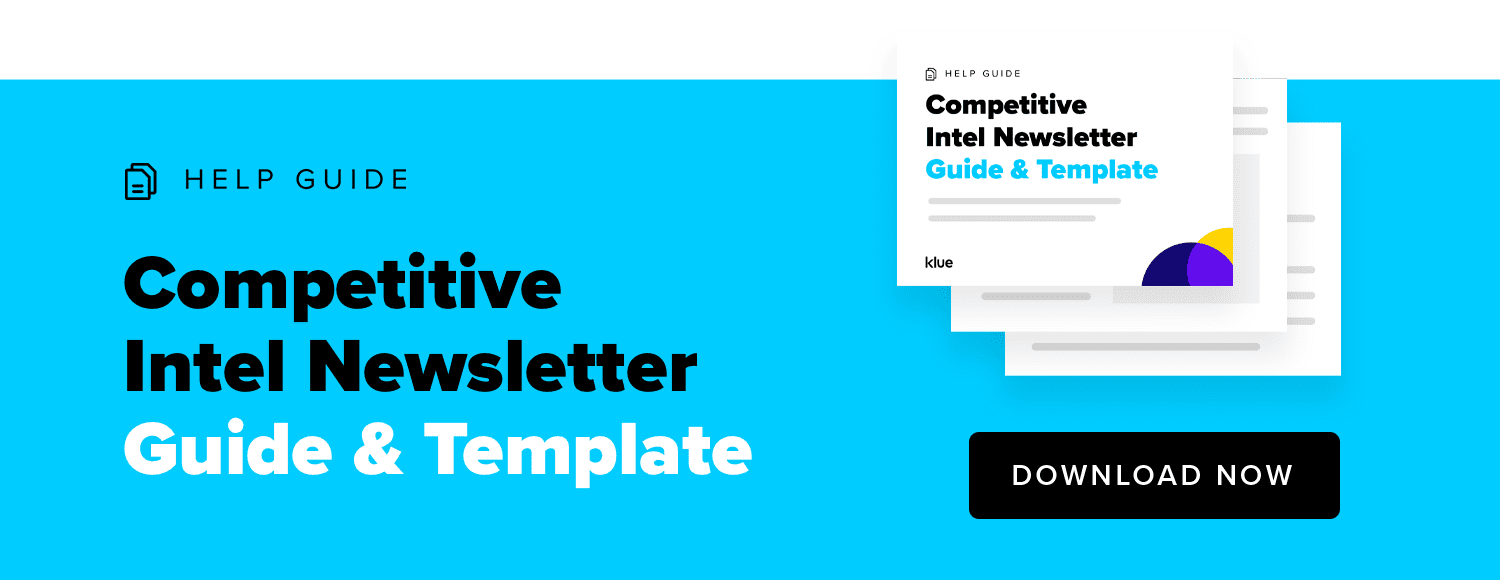 competitive intelligence newsletter