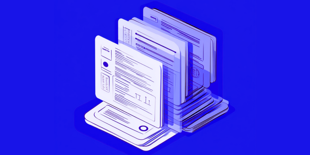 an illustrated drawing of sales battlecards