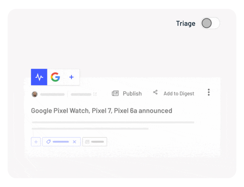 klue's competitive intelligence news feed