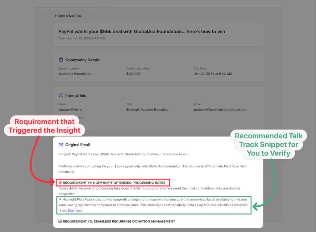 Klue Deal Tip Insight